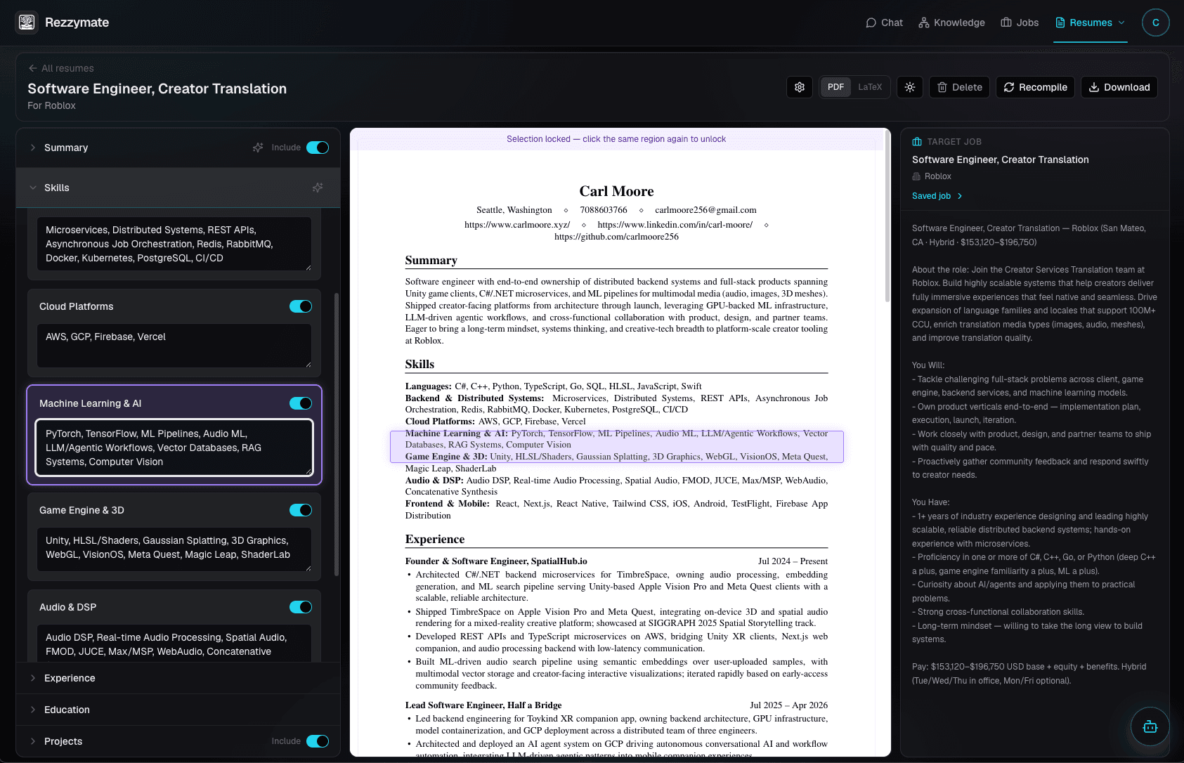 A flexible editor that pulls from your knowledge